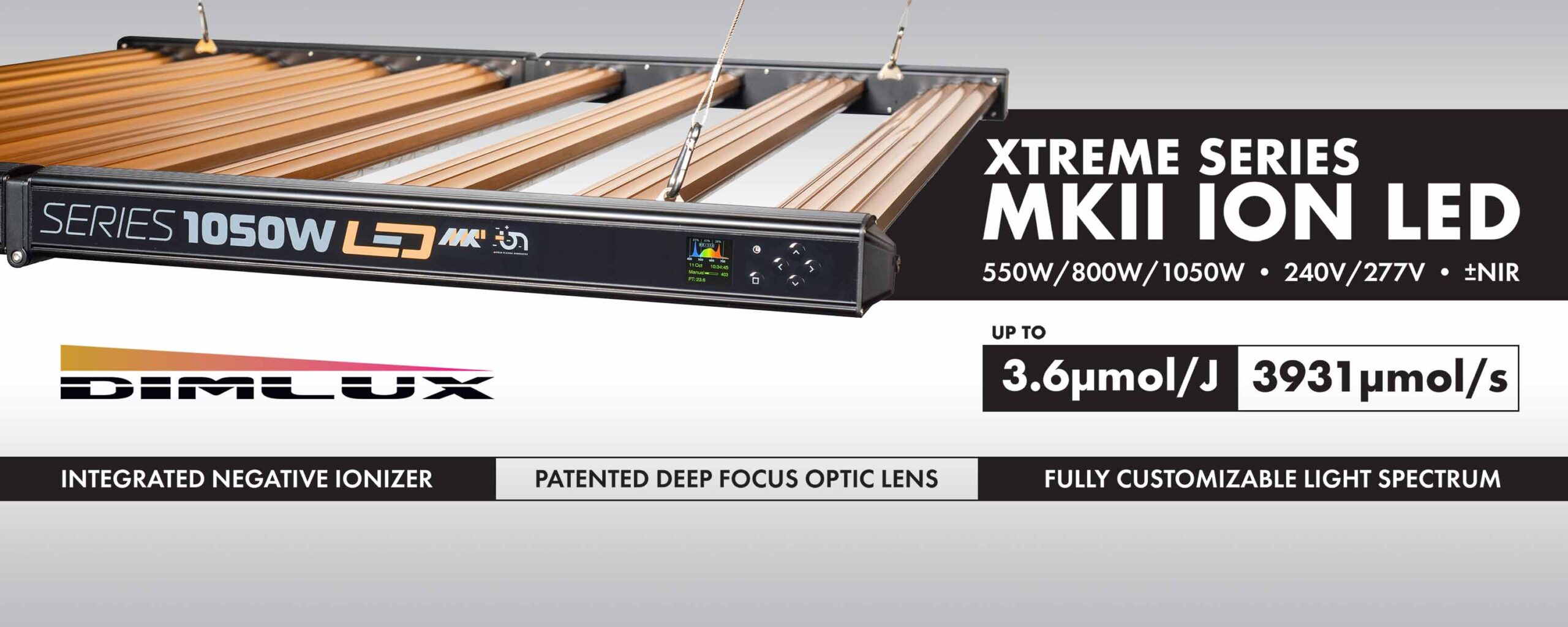 Dimlux Xtreme MKII ION LED Grow Light