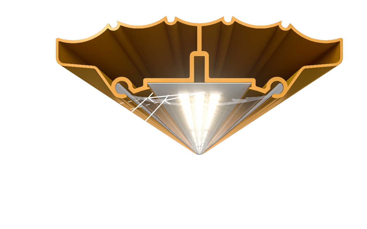 Xplore Series Light Bending Lens Infographic