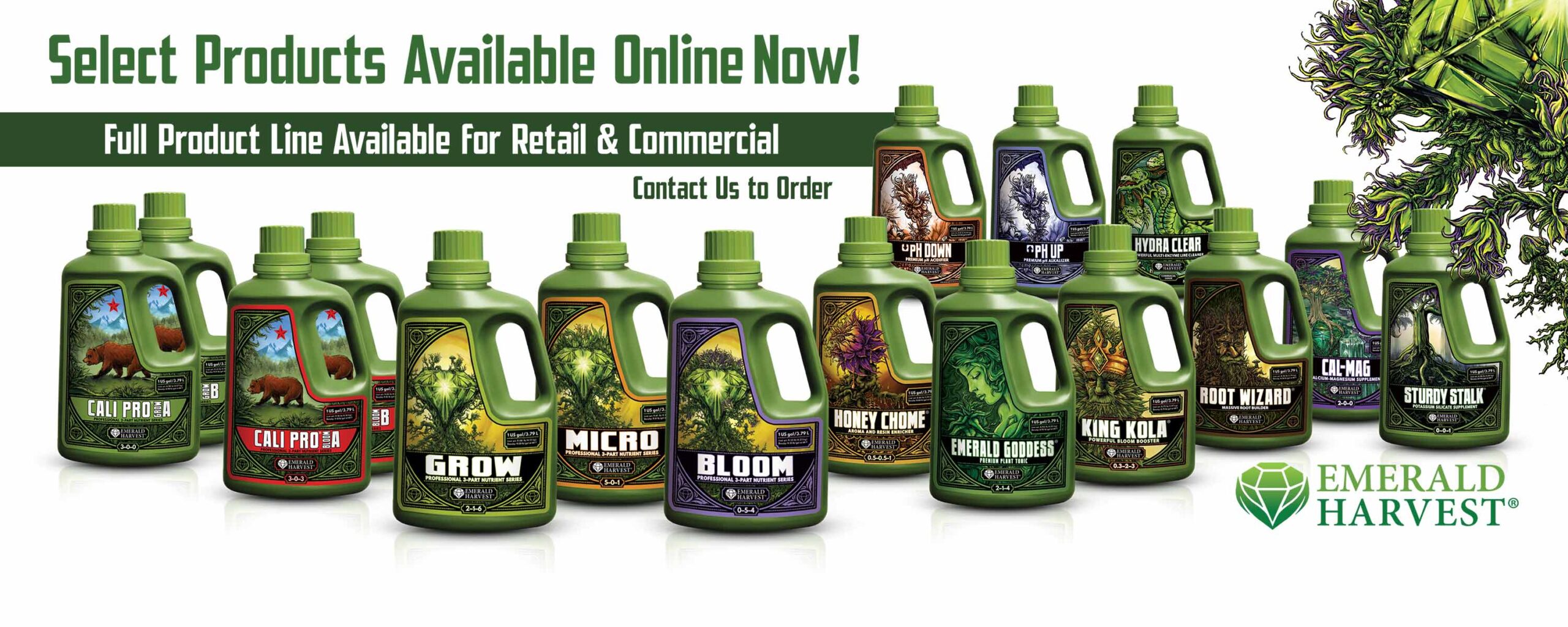 Emerald Harvest Product Lineup