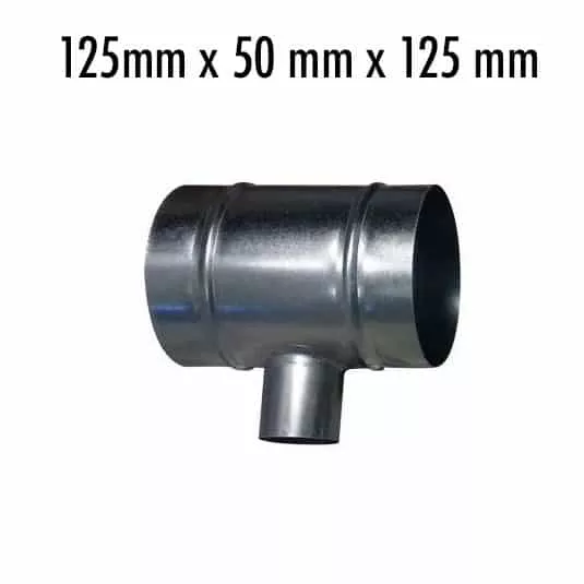 Nanotube Duct T-Piece 50x125mm