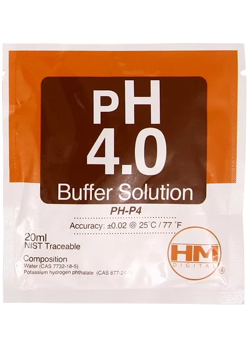 ph 4.0 buffer solution packet