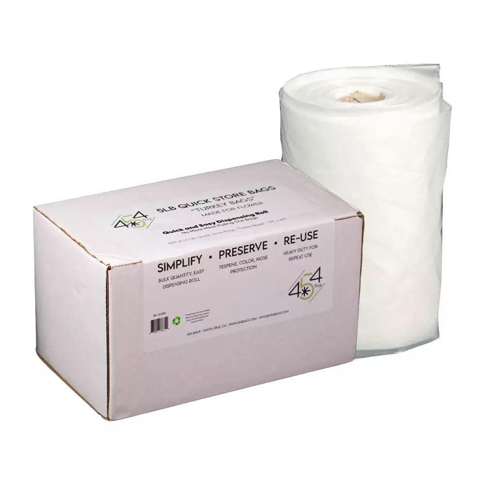 5 lb Not For Turkey Bags - box with roll