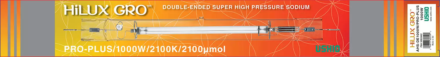 image of art work on the pro-plus lamp packaging