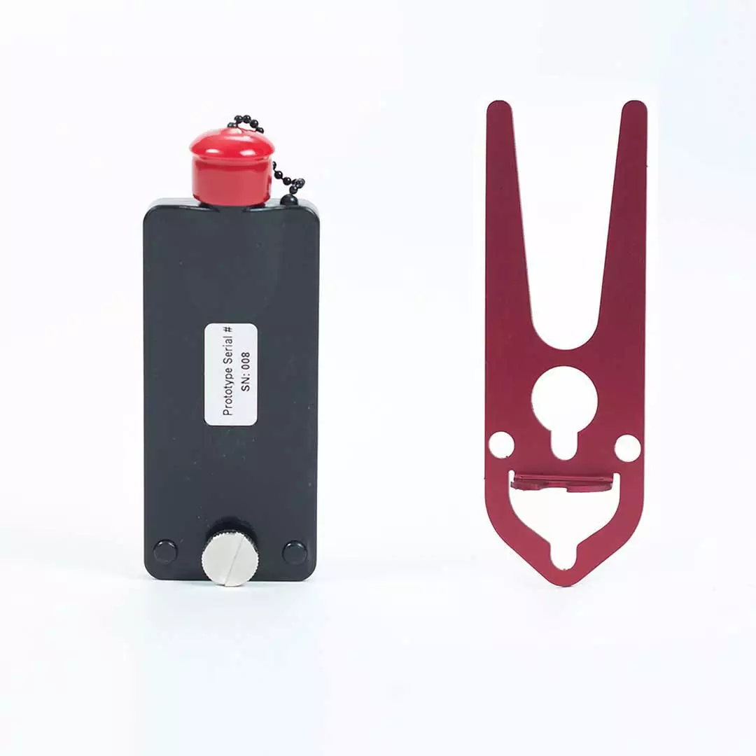 rear view of meter with base removed