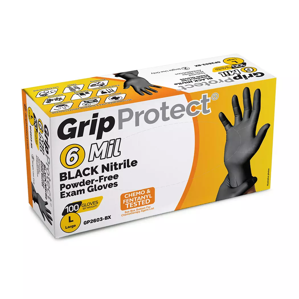 nitrile gloves box