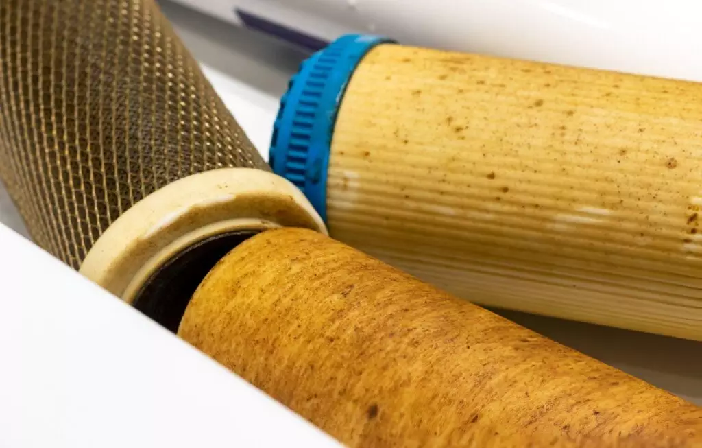 Very dirty filters from a reverse osmosis system