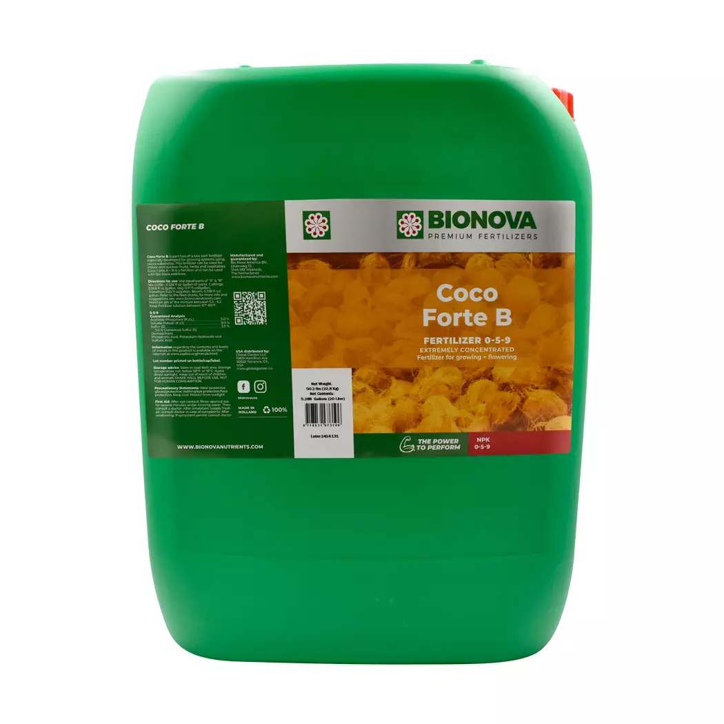 20L bottle of Bionova Coco-Forte B