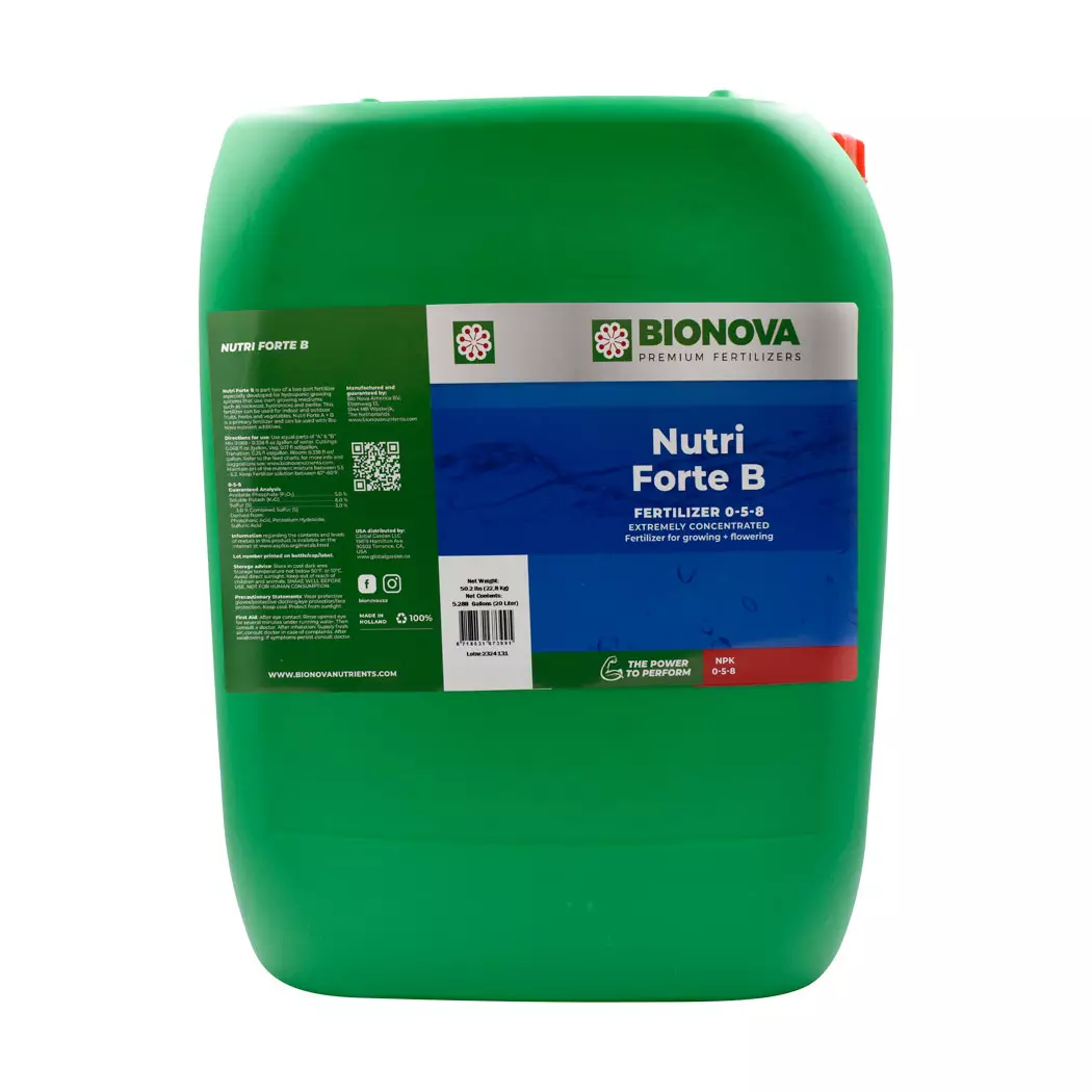 20L bottle of Bionova Nutri-Forte B