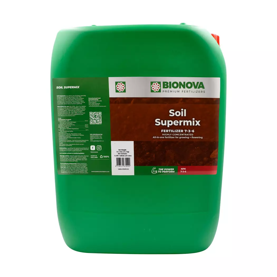 20L bottle of Bionova Soil Supermix