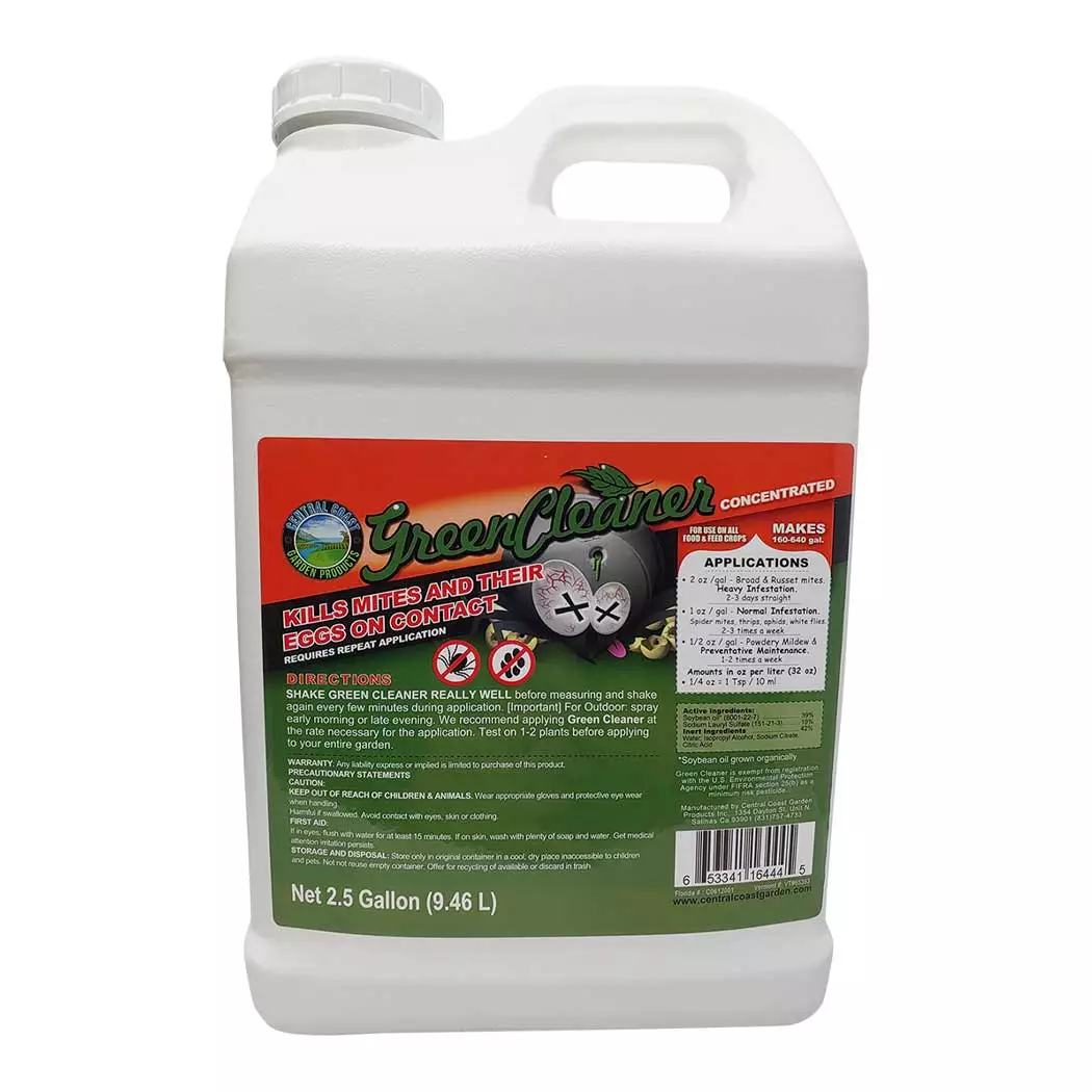 2.5 Gallon bottle of Green Cleaner Concentrate