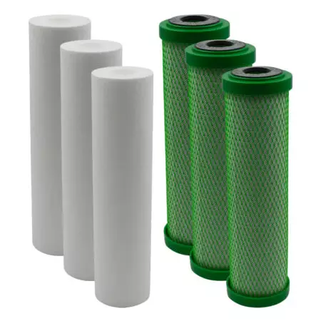 Replacement Filter Kit with Green Coconut Carbon - Compatible with HydroLogic smallBoy