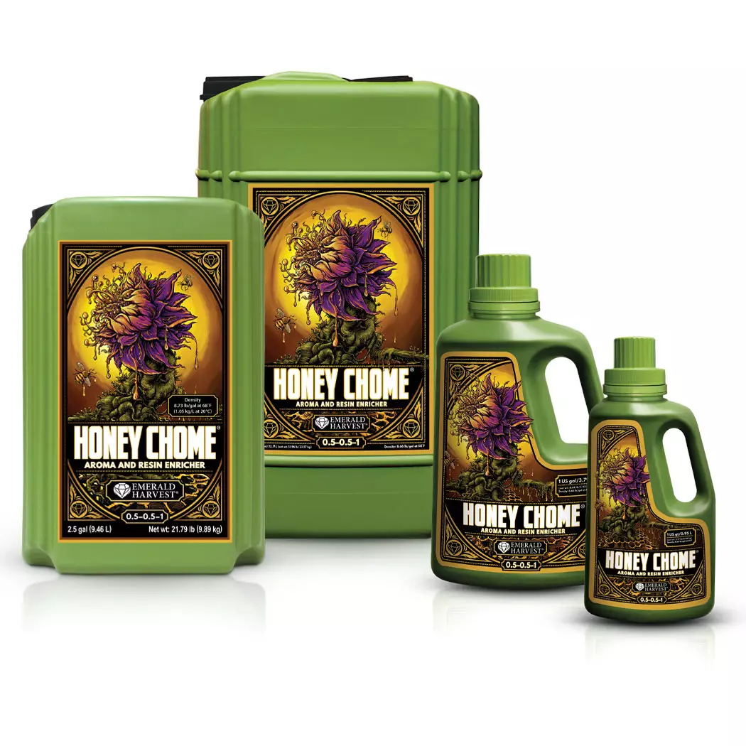 Emerald Harvest Honey Chome Bottle Group