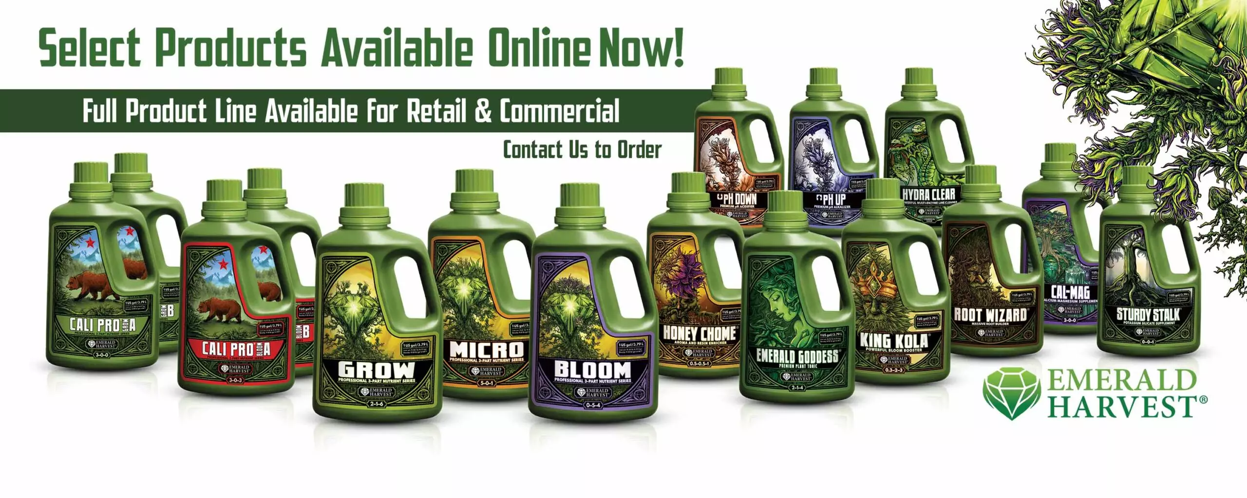 Emerald Harvest Product Lineup