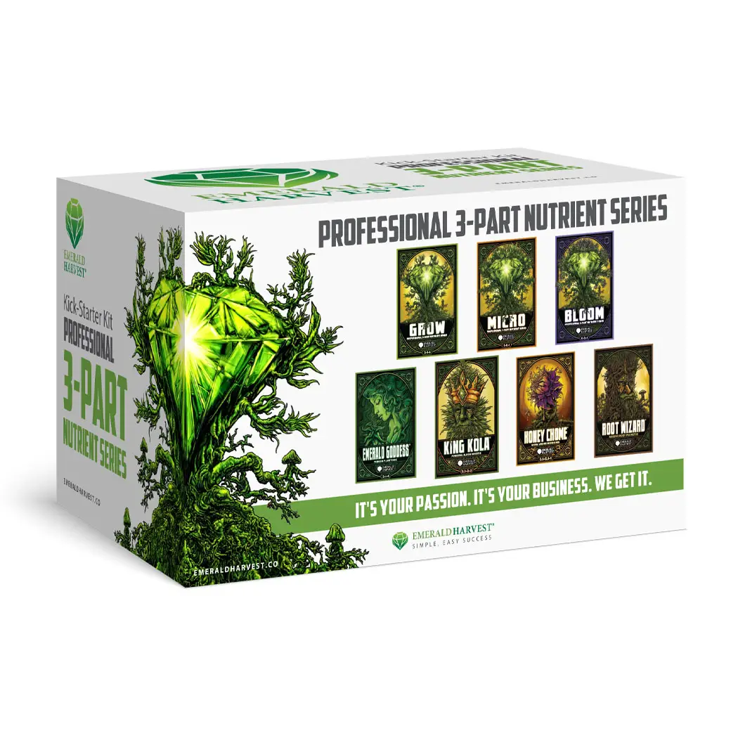 Emerald Harvest Kickstarter Kit - 3 Part (Grow, Micro, Bloom)