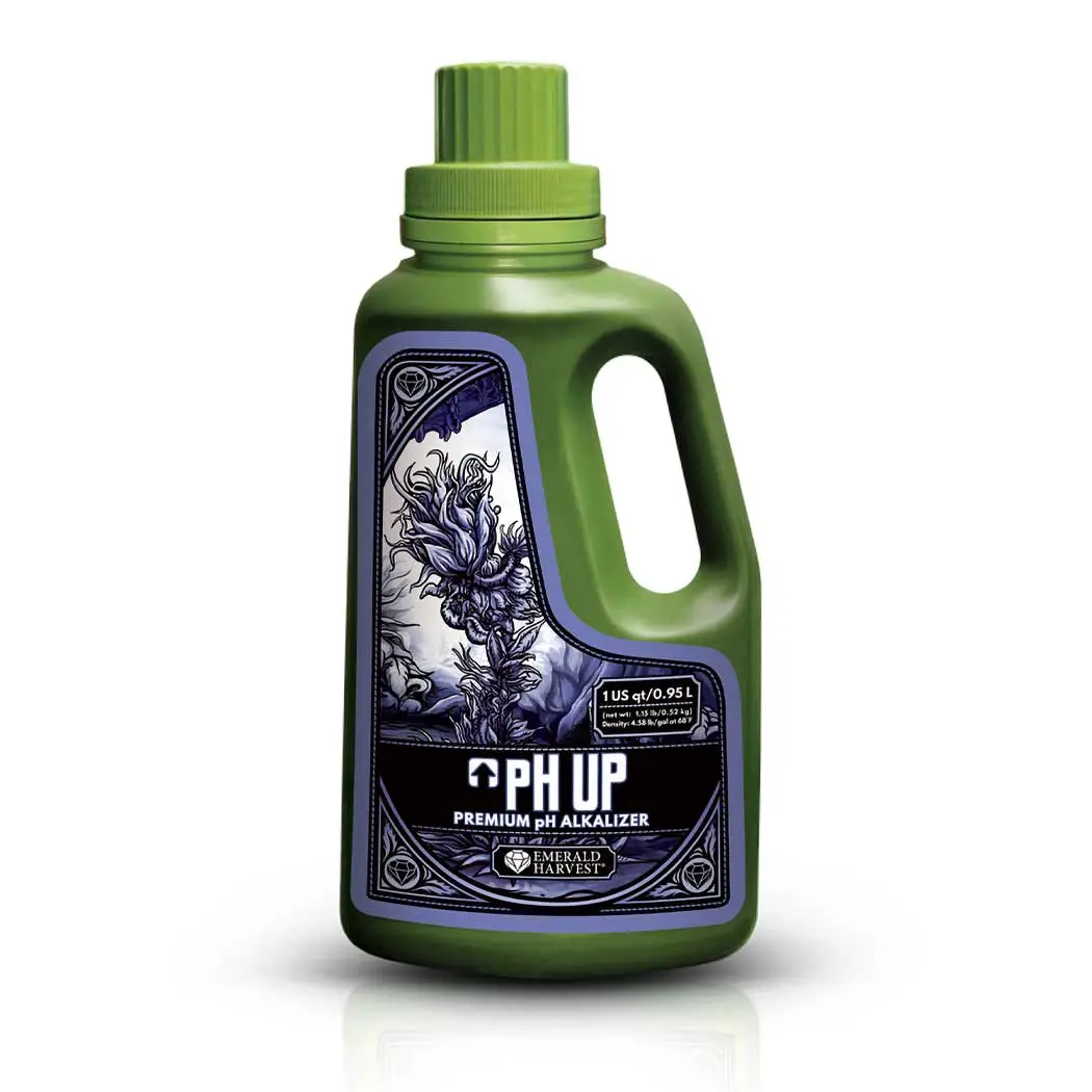 Emerald Harvest pH Up 1 Quart Bottle