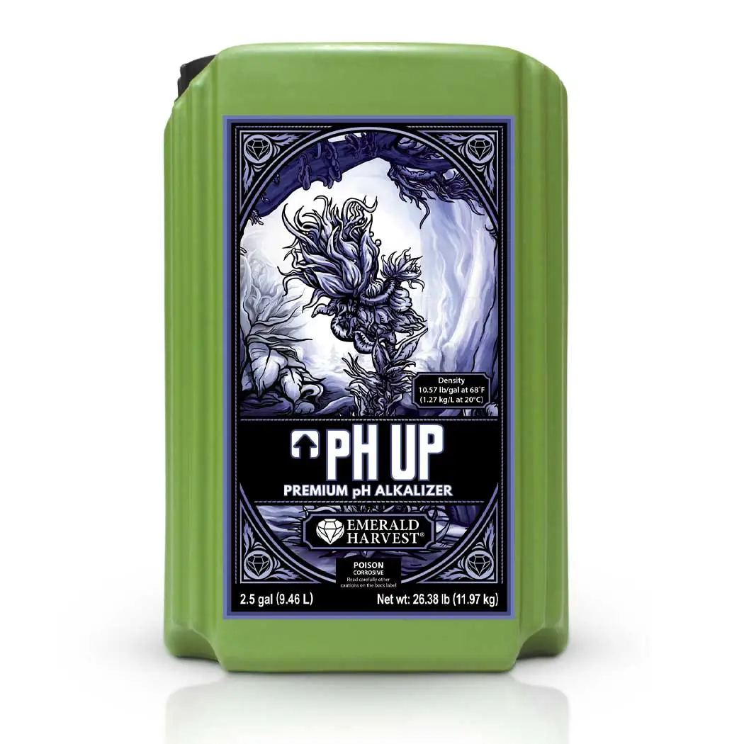Emerald Harvest pH Up 2.5 Gallon Bottle