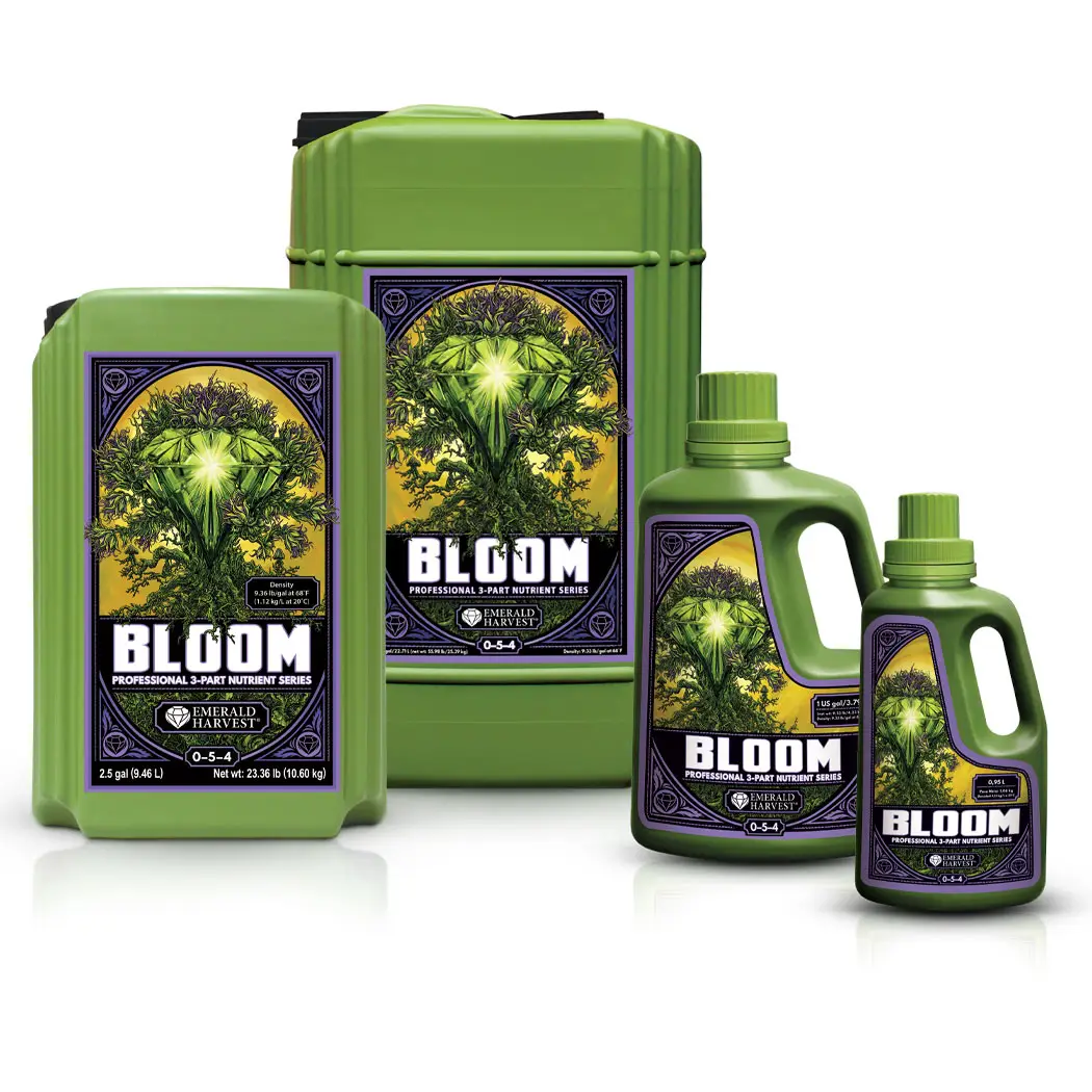 Emerald Harvest Bloom Bottle Group