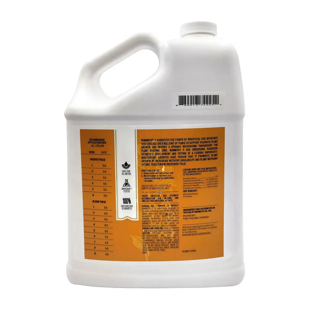 Mammoth P 1 Gallon Bottle Back