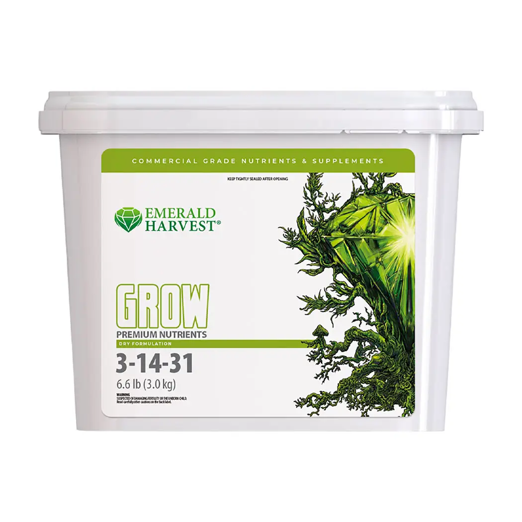 Emerald Harvest Grow Dry Formulation 6.6 lb bucket